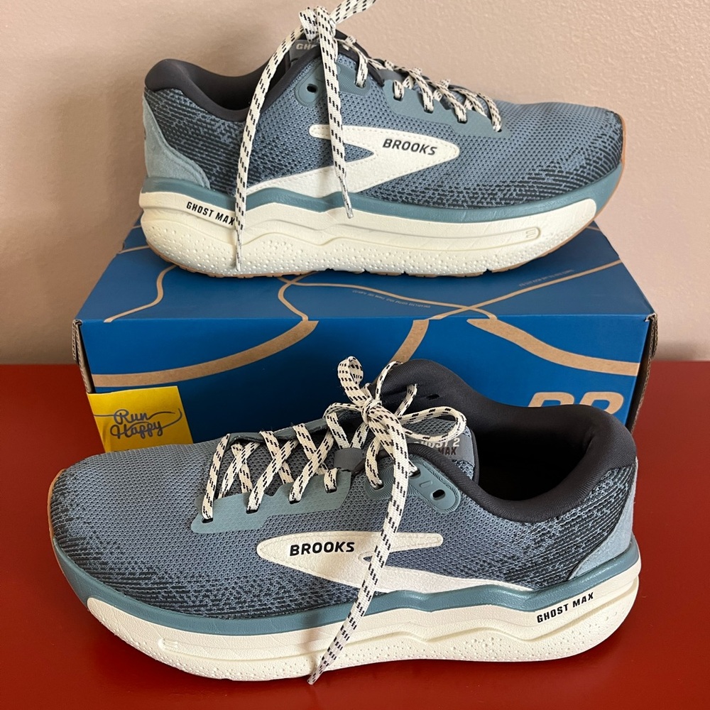 Brooks Ghost Max Blue Athletic Shoes